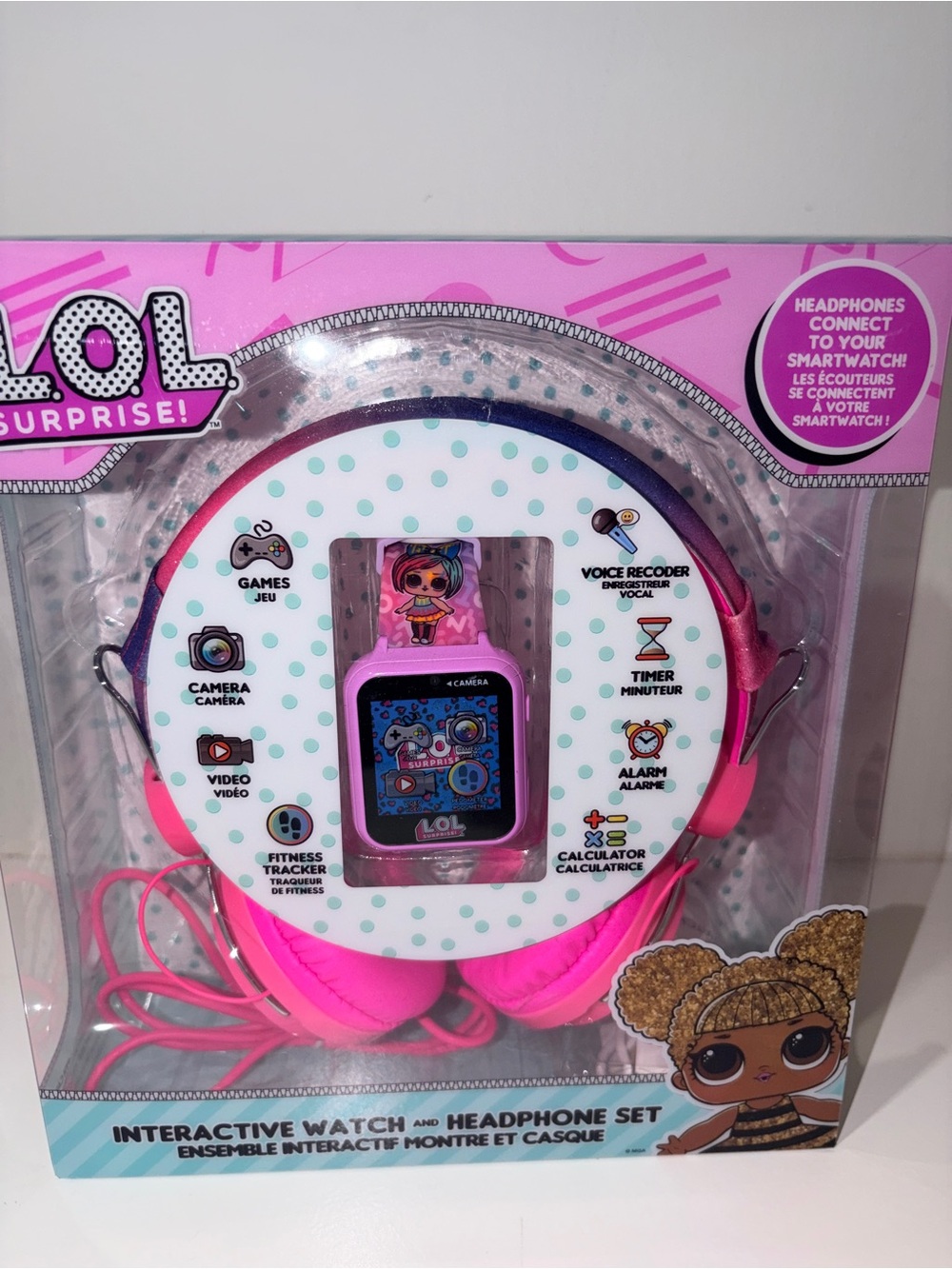 L.O.L. Surprise Touch Screen Interactive Watch & Headphones Set NEW